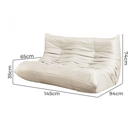 2 Seaters Floor Sofa Caterpillar Lounge