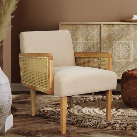 Rattan Lounge Armchair