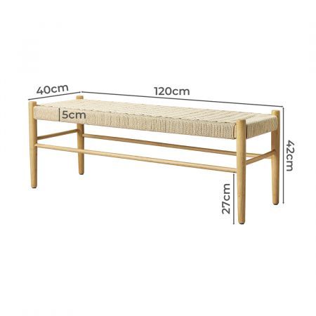 Kraft Rope Bench Seat