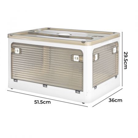 55L Storage Boxes Stackable Container M Medium