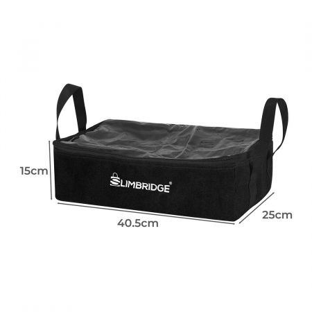 3PCS Camping Canvas Storage Black