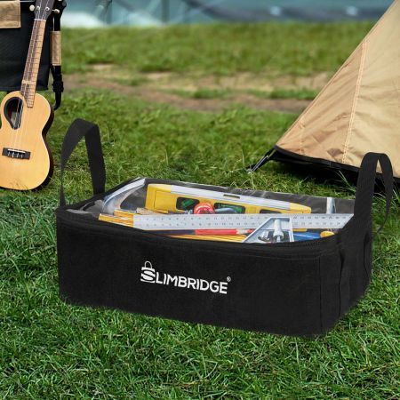 3PCS Camping Canvas Storage Black