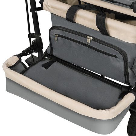 Camping Cart Garden Trolley 150KG Load Beige