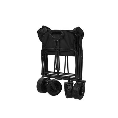 Garden Camping Trolley Outdoor Black