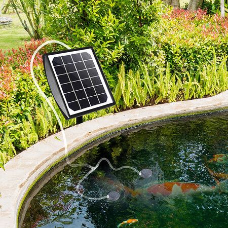 Solar Oxygenator Air Pump Powered