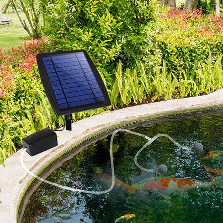 Solar Oxygenator Air Pump Powered