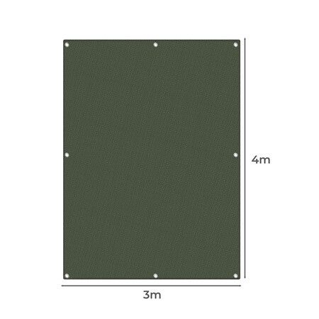 Polyester Canvas Tarp Tarpaulin Sun 4x3 Meter