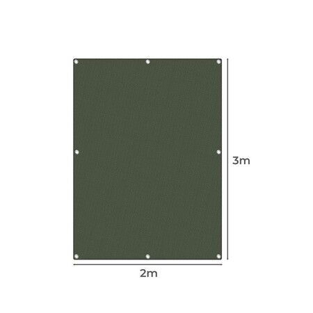 Polyester Canvas Tarp Tarpaulin Sun 2x3 Meter