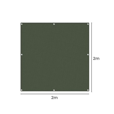 Polyester Canvas Tarp Tarpaulin Sun 2x2 Meter