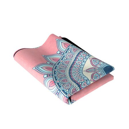 Yoga Mat Foldable Non-Slip Exercise Pink