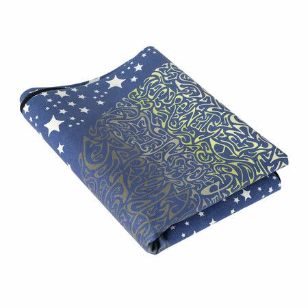 Yoga Mat Foldable Non-Slip Exercise Blue