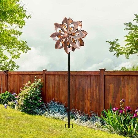 Garden Windmill Wind Spinner Metal Ornaments