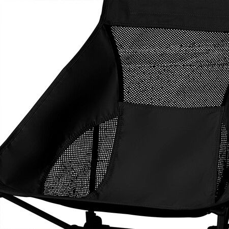 Camping Chair Folding Outdoor Large Black