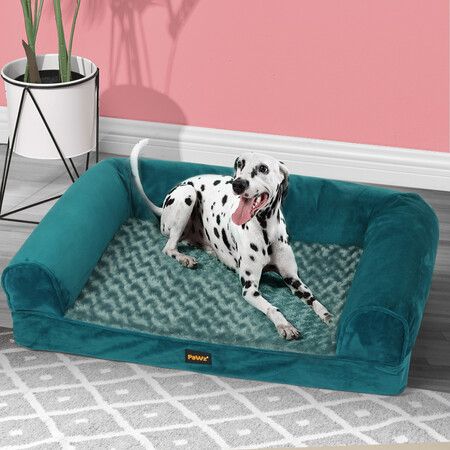 Pet Bed Sofa Dog Bedding Soft Warm XXL Blue XX-Large