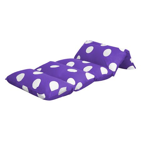 Foldable Mattress Kids Pillow Purple Medium