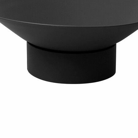 2IN1 Fire Pit Bowl Fireplace Black