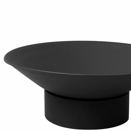 2IN1 Fire Pit Bowl Fireplace Black