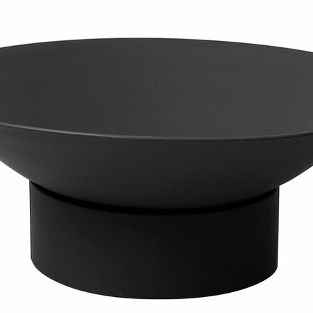 2IN1 Fire Pit Bowl Fireplace Black