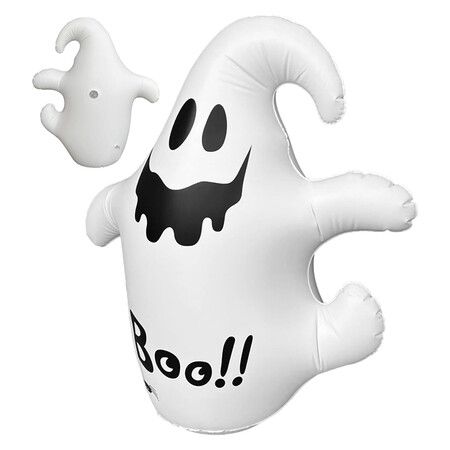 Halloween Inflatables Ghosts, 1.35m Blow Ups Ghost Outdoor Decoration, Inflatables Tumbler Ghost Yard Decor for Halloween Party Supplies