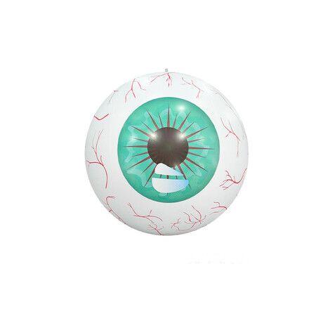 Inflatable Witch Ghost Eyeballs Party Decoration, Halloween Eyeballs Hollow Eyeball Outdoor and Indoor Decor (Blue)