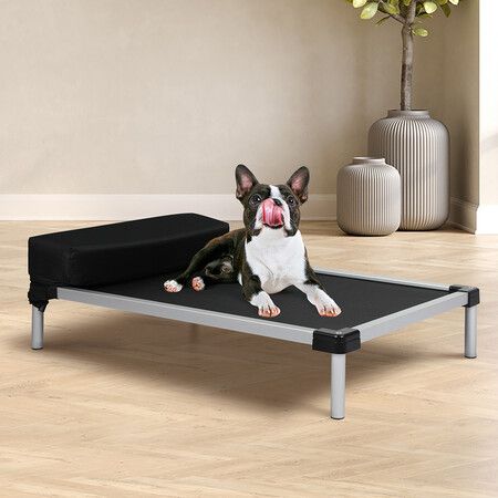 Pet Trampoline Aluminium Frame M Black Medium