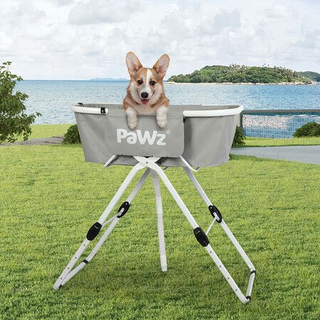 Pet Bathtub Adjustable Height Folding