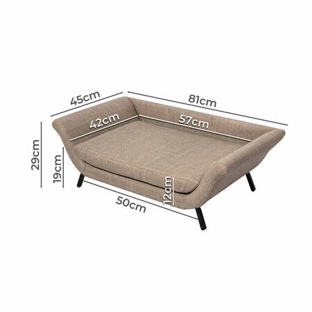 Pet Sofa Bed Raised Elevated Soft