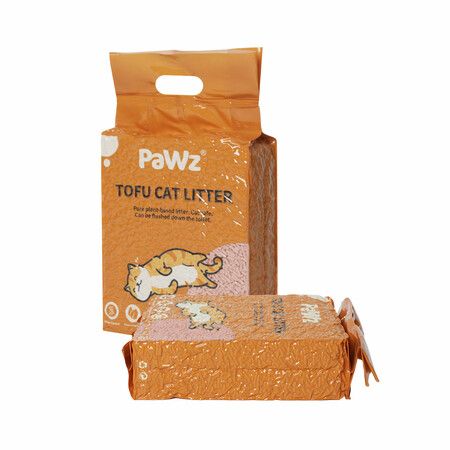 2.5kg Tofu Cat Litter Clumping Peach