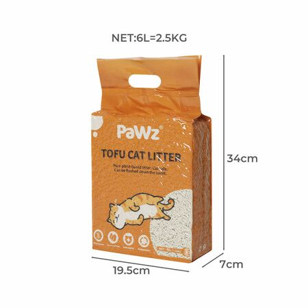 2.5kg Tofu Cat Litter Clumping Natural