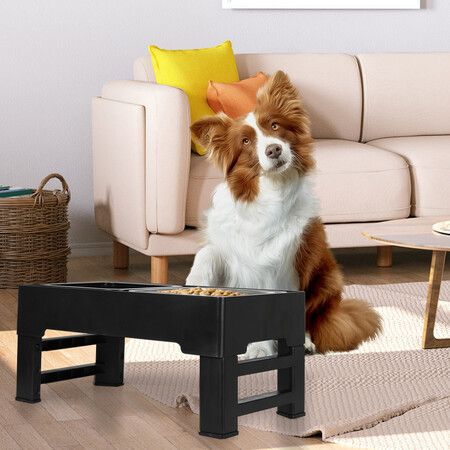 Elevated Pet Feeder 4 Height Adjustable