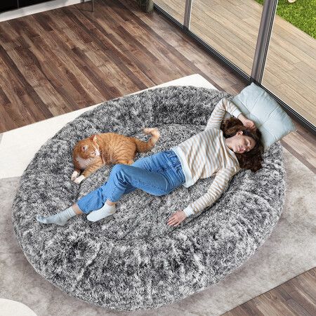 Replacement Pet Bed Cover Zipper Charcoal Cover