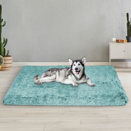 Dog Mat Pet Calming Bed Memory XXL Green XX-Large