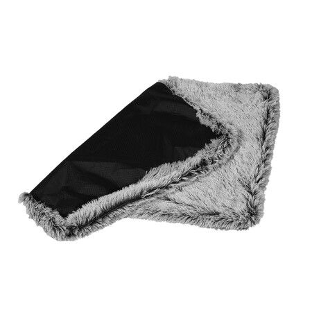 Replaceable Pet Bed Cover Plush XXL Charcoal XX-Large