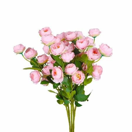 Artificial Flowers Silk Roses Pink