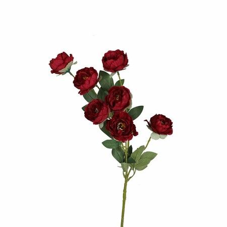 Artificial Flowers Silk Roses Burgundy