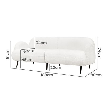 Sofa Sherpa Couch Lounge Recliner