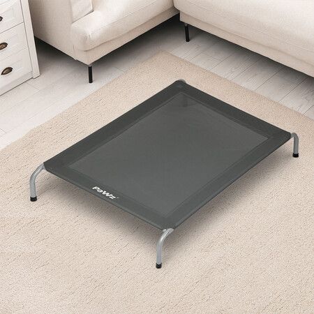 Elevated Trampoline Pet Bed Dog XL Grey X-Large