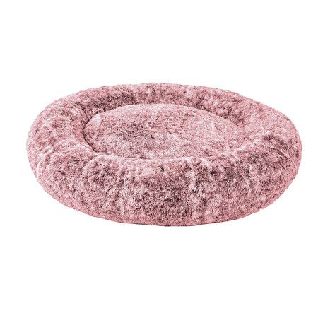 Memory Foam Pet Bed Pink