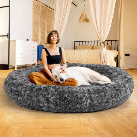 Replaceable Pet Bed Cover Charcoal Cover