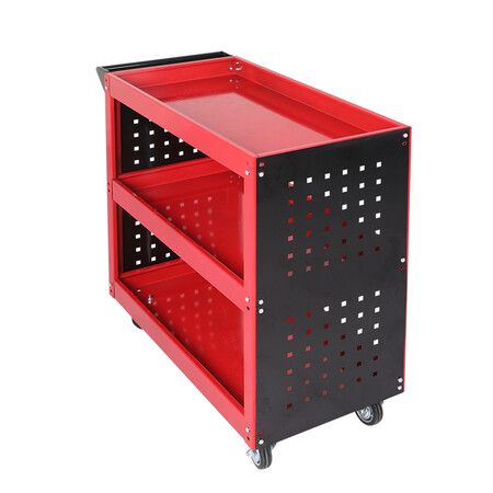 Tool Trolley Cart 3 Tier Red