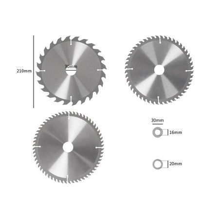 3Pcs Circular Saw Blades