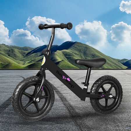 Kids Balance Bike Ride On Toys Black