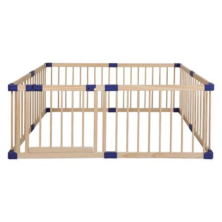 Kids Playpen Wooden Baby Safety Medium