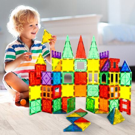 Kids Magnetic Tiles Blocks Building