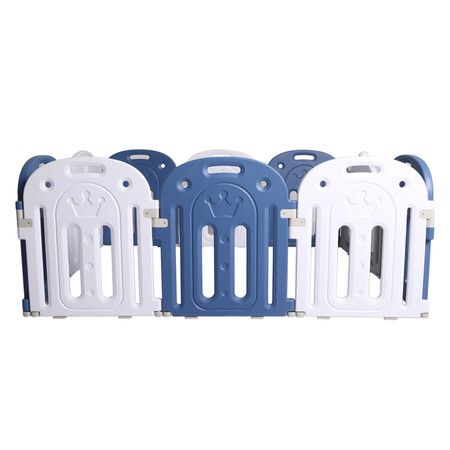 Kids Baby Playpen Safety Gate Blue