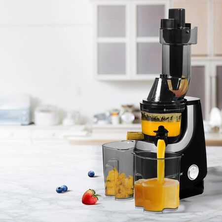 Slow Juicer Cold Press Whole Black