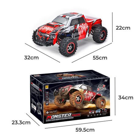 RC Car 1:8 4WD Off-Road Racing Red