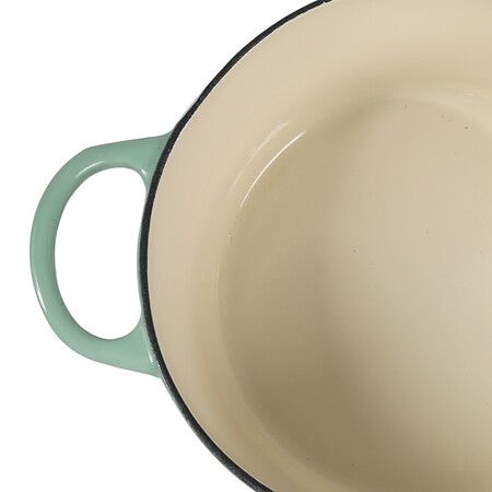 4L Enamel Dutch Oven Pot in Green Colour