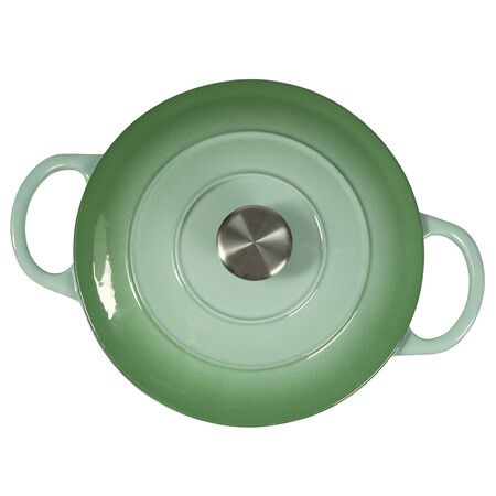 4L Enamel Dutch Oven Pot in Green Colour