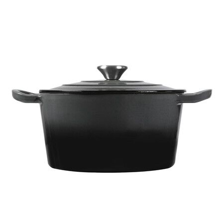 4L Enamel Dutch Oven Pot in Black Colour